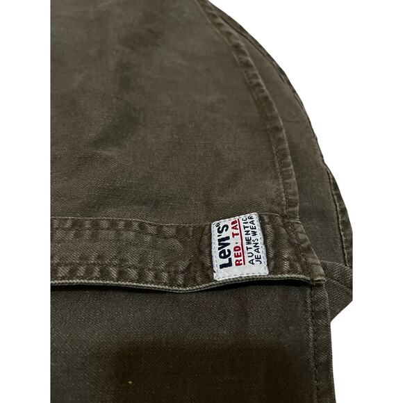 Levi’s Olive Long Sleeve Denim Women’s Jacket Size Medium - Picture 4 of 4